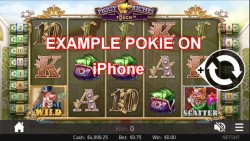 Example Pokie an an iphone